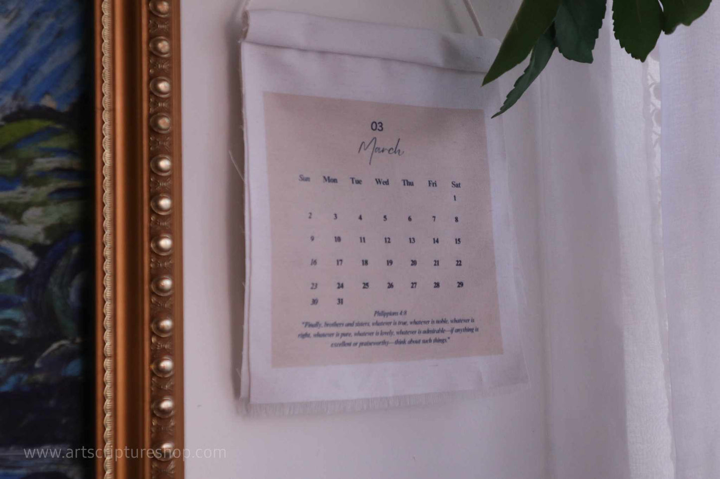 2025 Fabric Calendar - Romans 12:2